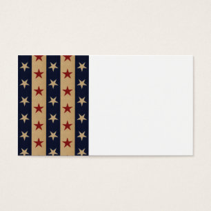 Cartes De Visite Bannière étoilée americana