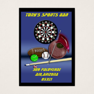 Cartes De Visite barre de sports