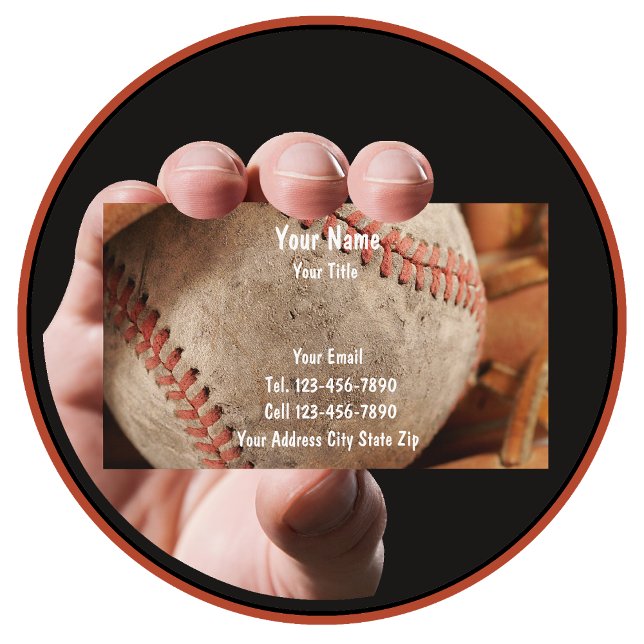 Cartes de visite baseball (Créateur téléchargé)