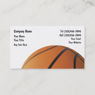Cartes de visite Basketball
