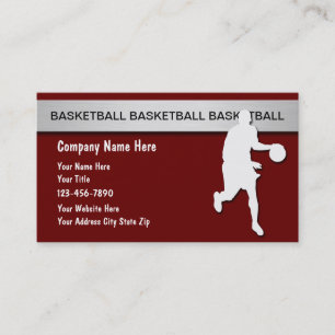 Cartes de visite Basketball