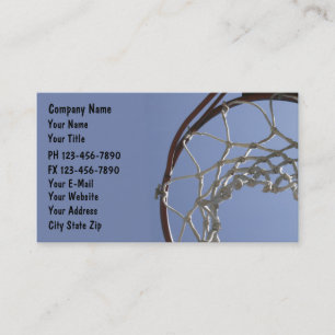 Cartes de visite Basketball