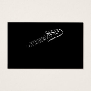 Cartes De Visite Bass Player Bass Guitar Musical Design