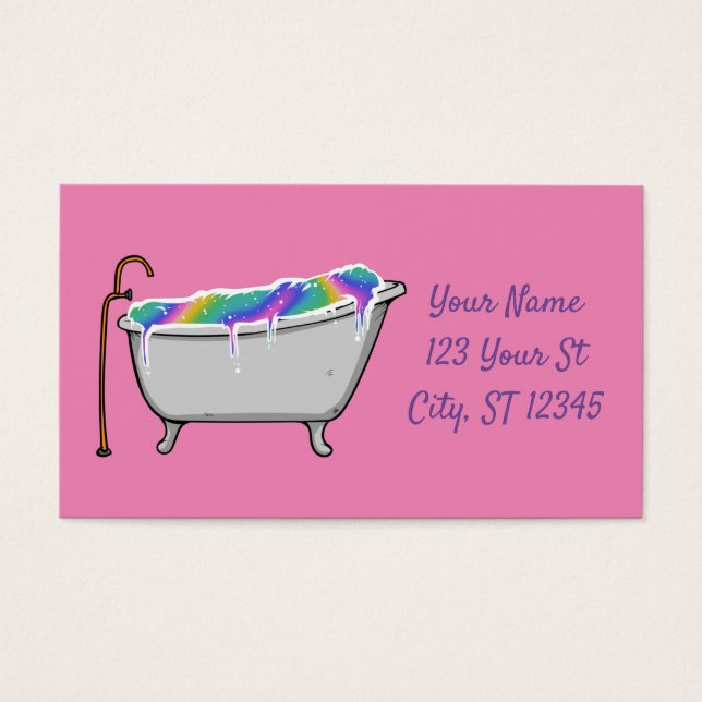 Cartes De Visite Bath Bomb Babe Thunder_Cove (Devant)