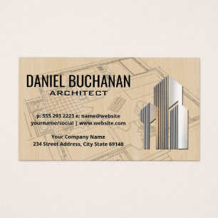 Cartes De Visite Bâtir le plan directeur   Bois