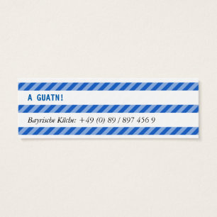 Cartes De Visite Bayerische Mini Karten