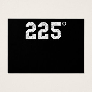 Cartes De Visite BBQ 225 Degrés Barbecue Grillage Viande fumante