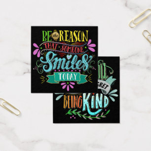 Cartes De Visite Be Kind and Make Others Smile