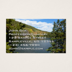 Cartes De Visite Bear Lake au parc national Rocky Mountain