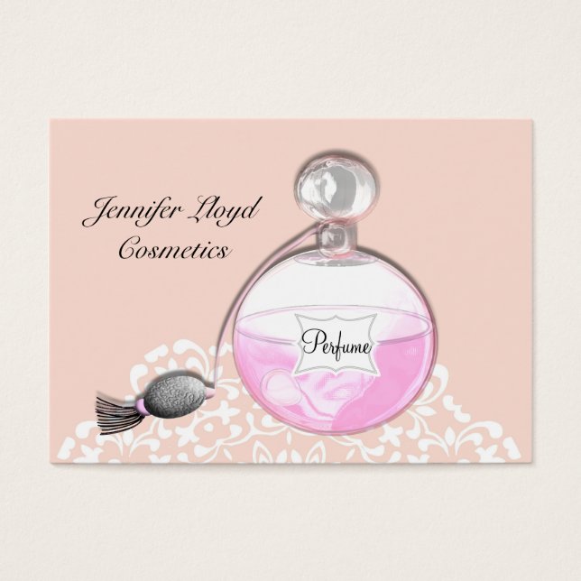 Cartes De Visite Beauté Mode Cosmétique Parfum Atomizer bouteille (Devant)