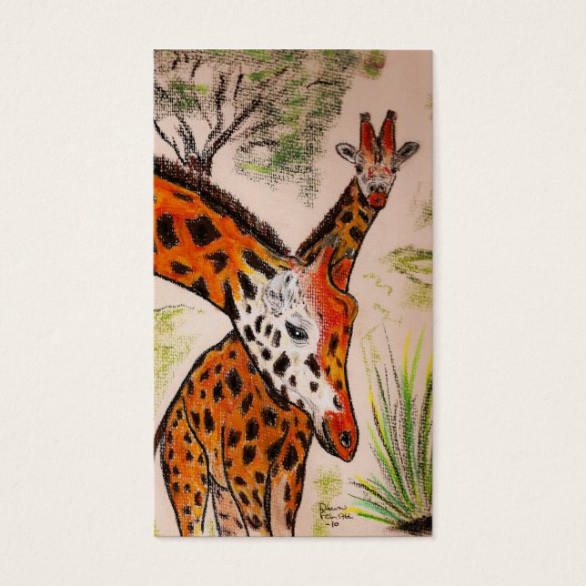 Cartes De Visite Beautés africaines (Devant)