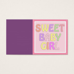 Cartes De Visite Bébé fille
