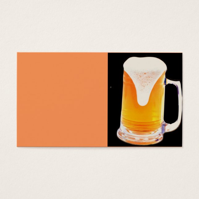 Cartes De Visite Beer Mug (Devant)