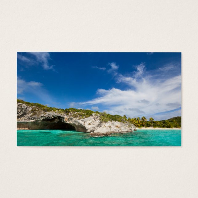 Cartes De Visite Belle côte des Caraïbes (Devant)