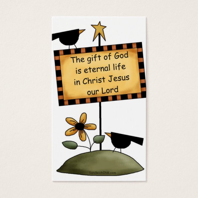 Cartes De Visite Bénédiction d'Halloween pour les poussettes ou les (Devant)