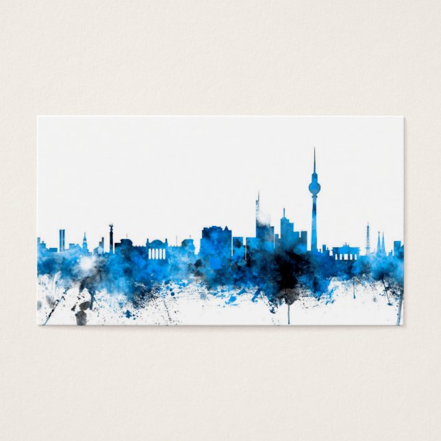 Cartes De Visite Berlin Allemagne Skyline (Devant)