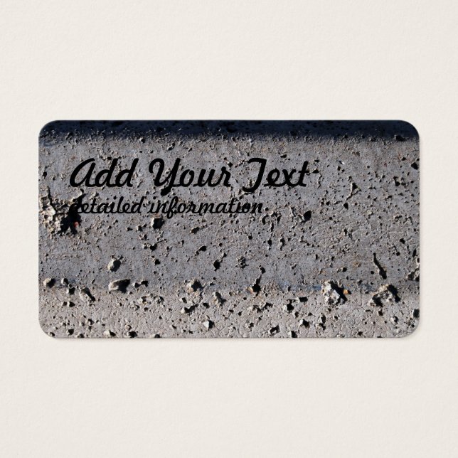 Cartes De Visite Béton. (Devant)