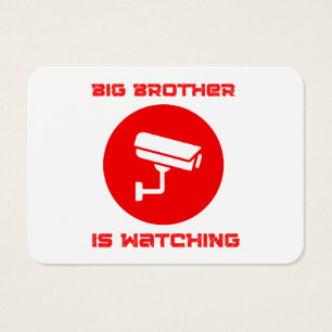 Cartes De Visite Big Brother regarde 1984 ingsoc