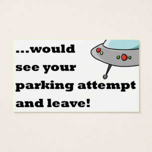 Cartes De Visite Billet de faux stationnement Drôle Violation amusa