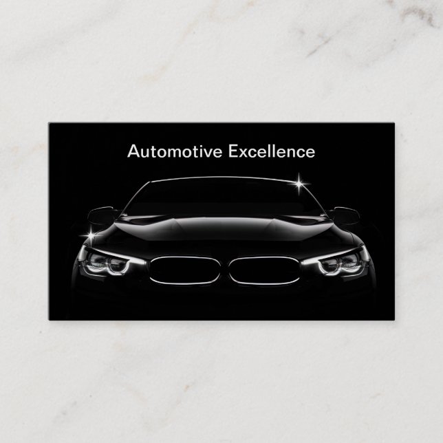 Cartes de visite Black Core Automotive (Devant)