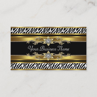 Cartes de visite Black Zebra