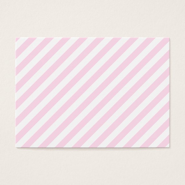 Cartes De Visite Blancs et roses clairs. (Devant)