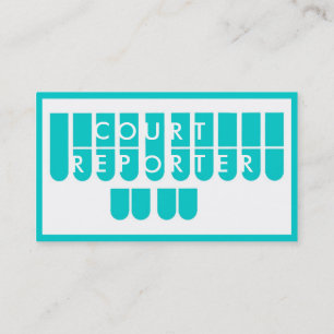 Cartes de visite blancs turquoises de coutume de