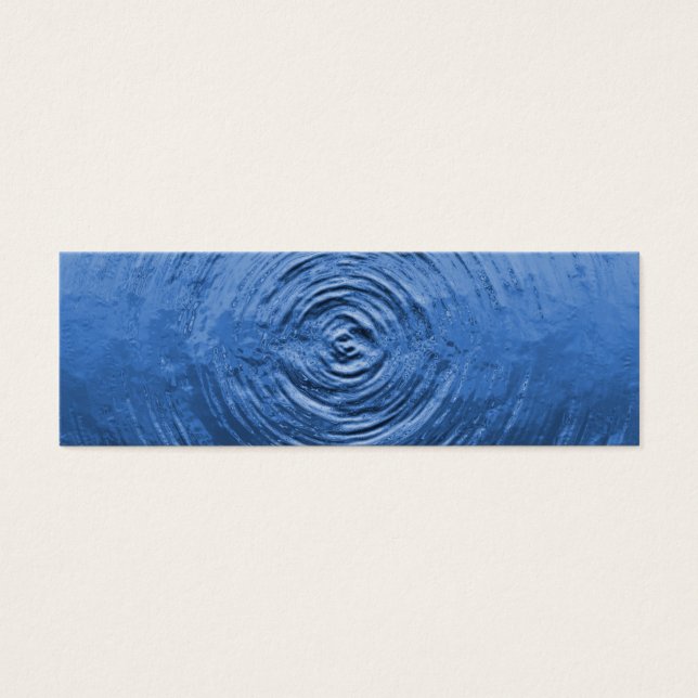 Cartes De Visite Bleu onduleur (Devant)