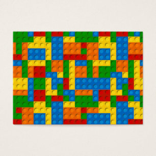 Cartes De Visite blocs en plastique coloré