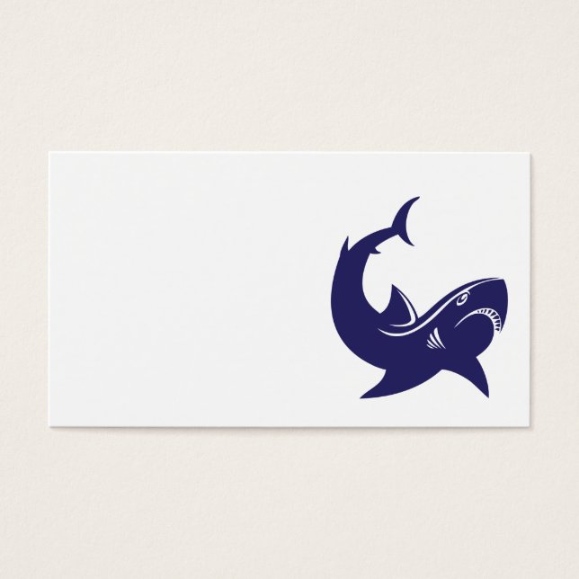 Cartes De Visite Blue shark (Devant)