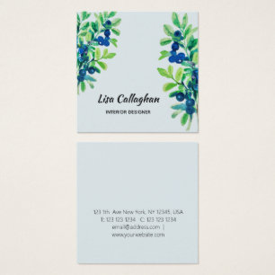 Cartes De Visite Blueberry