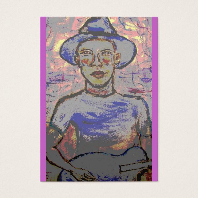 Cartes De Visite Bluesman âcre (Devant)