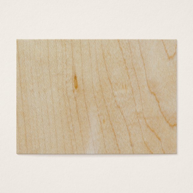 Cartes De Visite Bois érable (Devant)