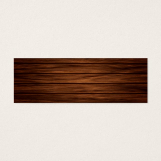 Cartes De Visite Bois foncé (Devant)