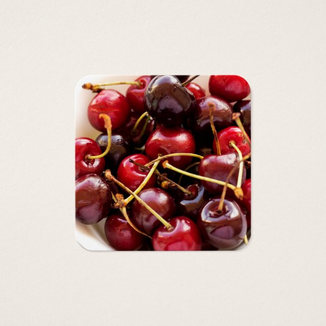 Cartes De Visite bol de cerises (Devant)