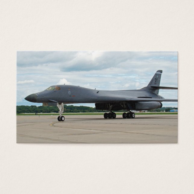 Cartes De Visite Bombe de Lancer B-1B au sol (Devant)