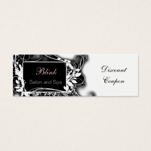 Cartes De Visite bon chic noir et blanc de remise