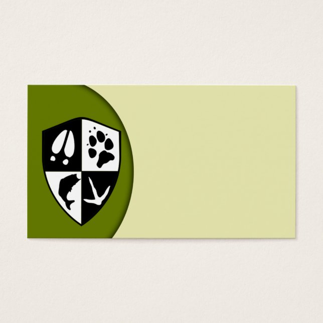 Cartes De Visite Bouclier de circulation (Devant)