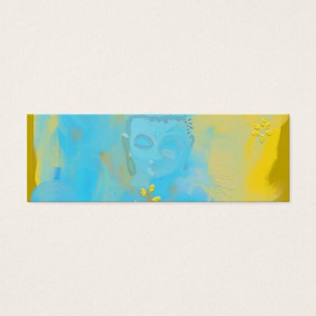 Cartes De Visite bouddha bleu (Devant)