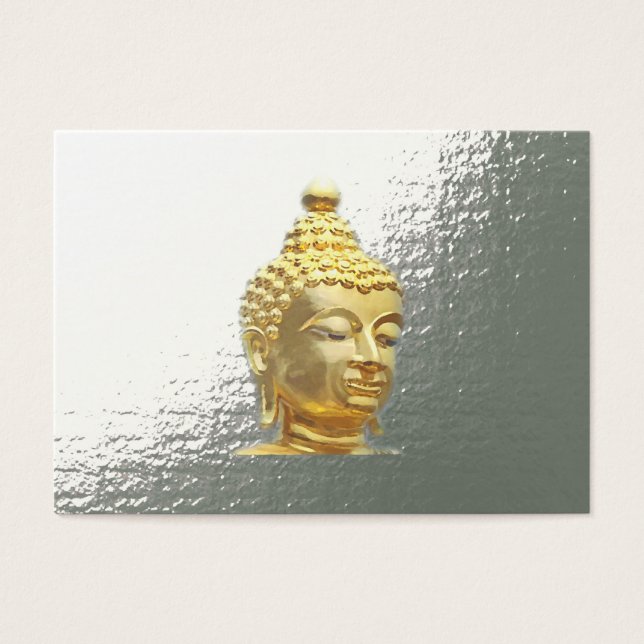 Cartes De Visite bouddha en argent (Devant)