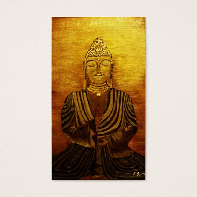 Cartes De Visite "Bouddha" par photo orginale d'Eva Borowski (Devant)