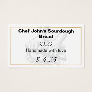 Cartes De Visite Boulangerie artisanale rétro vintage pour boulange