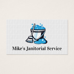 Cartes De Visite Bouquet et seau d'eau de savon   Carrelage de sall