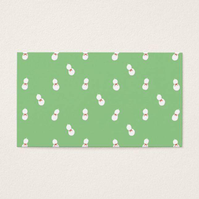 Cartes De Visite Bouteille Gourd avec Motif de ruban (Devant)
