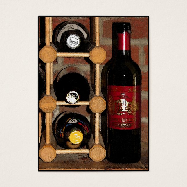 Cartes De Visite Bouteilles à vin ATC (Devant)