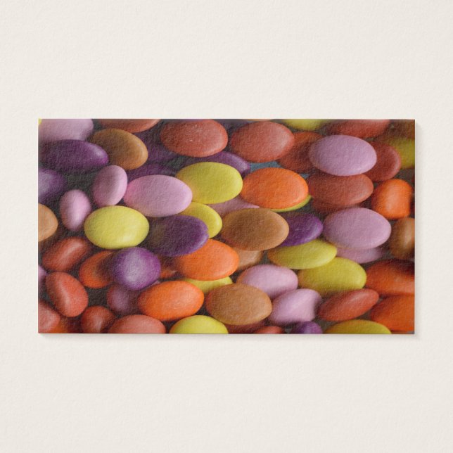 Cartes De Visite Boutons de bonbons (Devant)