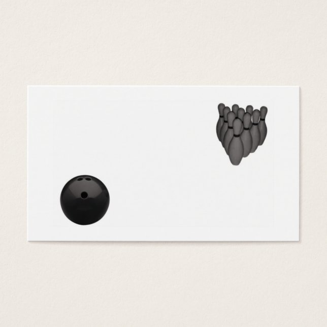 Cartes De Visite Bowling (Devant)
