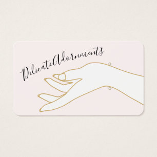 Cartes De Visite Bracelet sur le support d'affichage au poignet