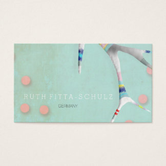 Cartes De Visite Branches colorées