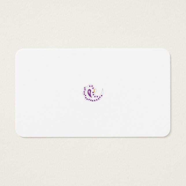 Cartes De Visite Bransoletka z serduszkiem Style, aubergine légère (Devant)